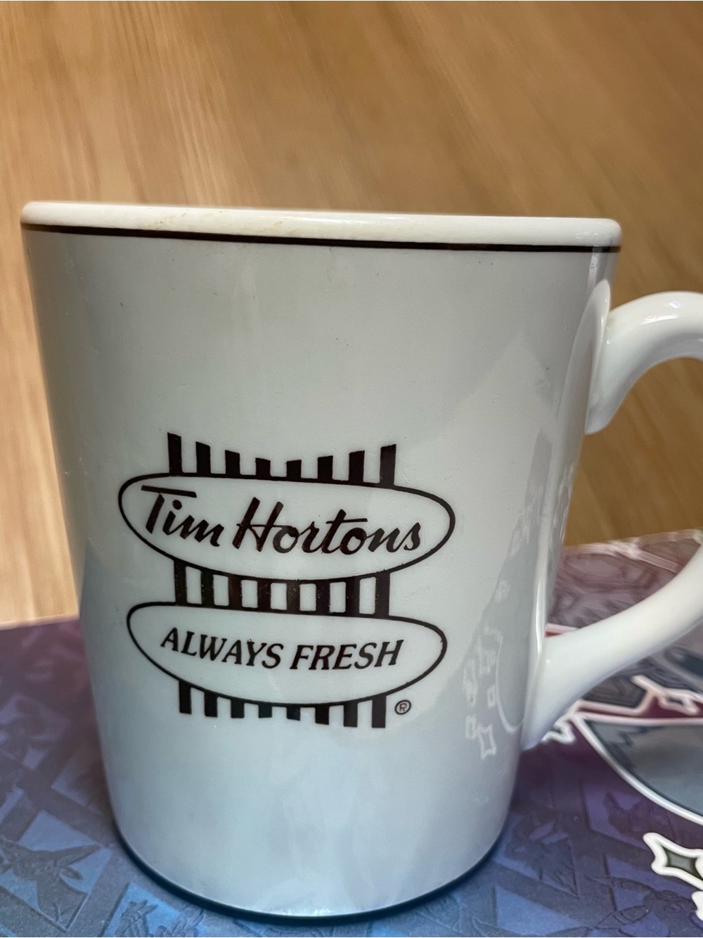 Vintage Tim Hortons Steelite Ceramic Mug | Always Fresh.made in England